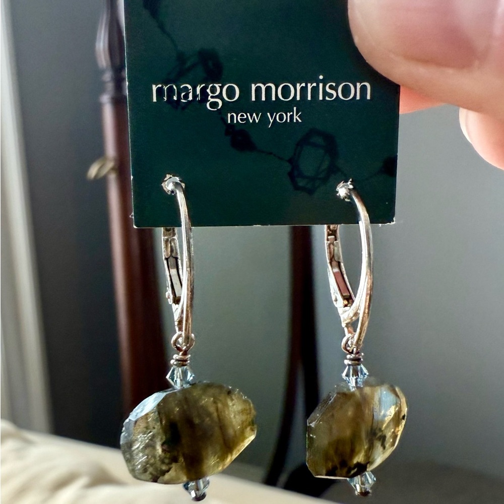 Margo Morrison Labradorite sterling silver earrings
